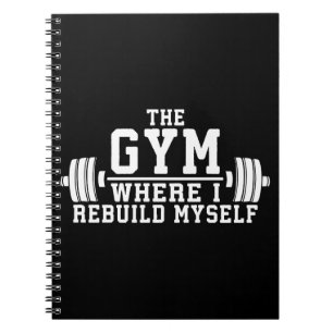 Caderno Espiral O Gym - Reconstrua-me - Workout Inspirational