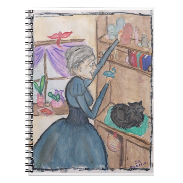 Caderno Espiral O Healer e seu gato (Frente)