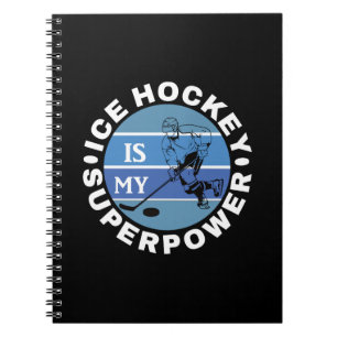 Caderno Espiral O Hóquei No Gelo É A Minha Superpotência