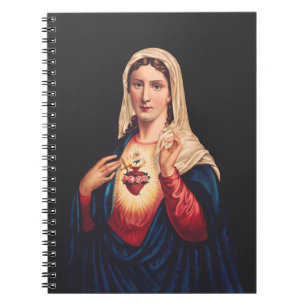 Caderno Espiral O Imaculado Coração de Maria