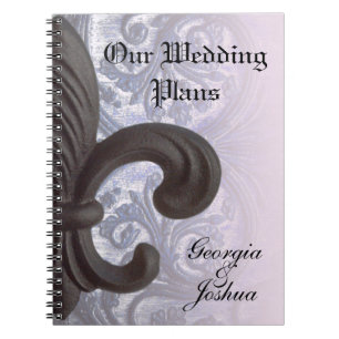 Caderno Espiral o índigo/aumentou do "CADERNO do PLANEAMENTO da