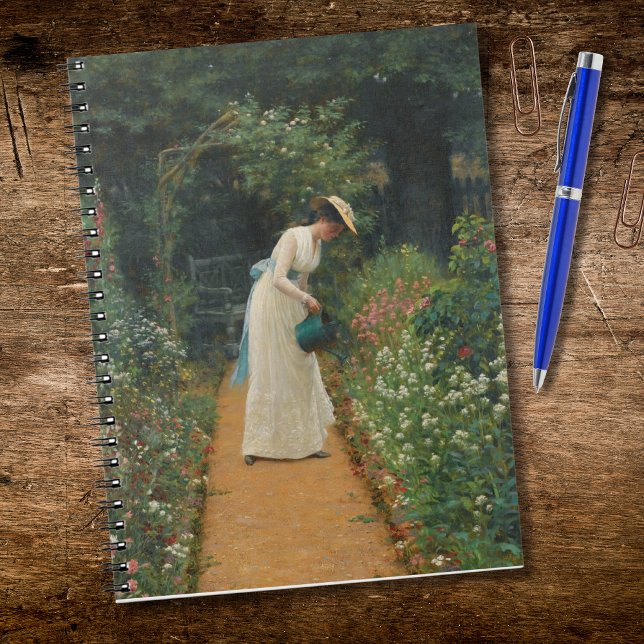 Caderno Espiral O Jardim da Minha Senhora Leighton (Criador carregado)