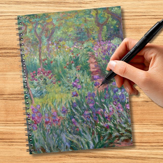 Caderno Espiral O Jardim do Artista em Giverny, Monet (Criador carregado)