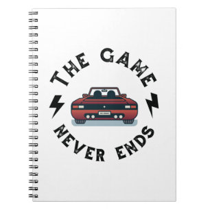 Caderno Espiral O jogo nunca acaba