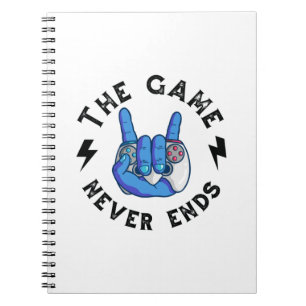 Caderno Espiral O jogo nunca acaba