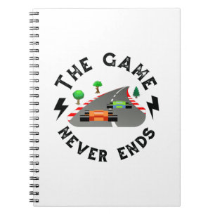 Caderno Espiral O jogo nunca acaba