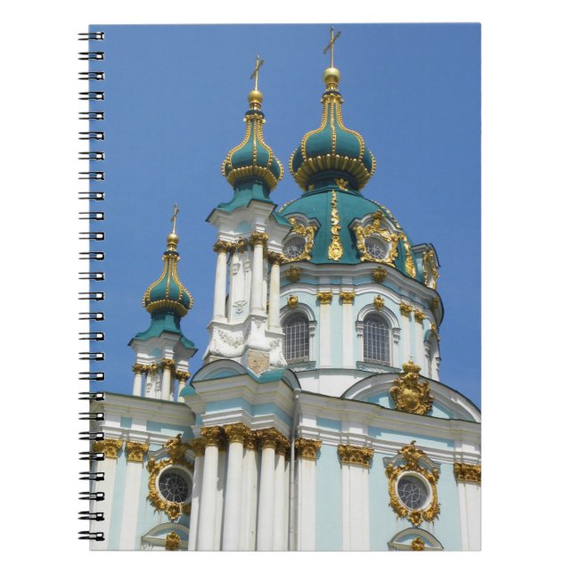 Caderno Espiral O Kyiv de St Andrew (Frente)