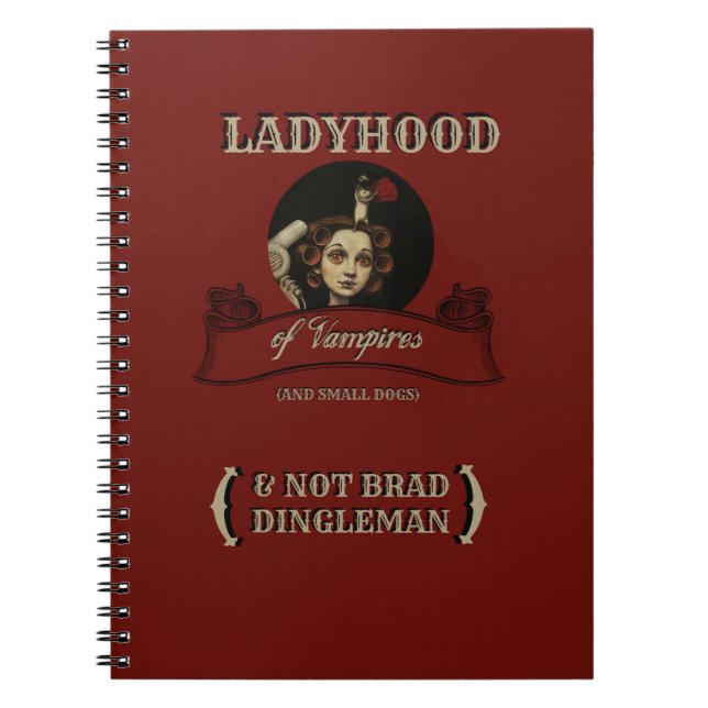 Caderno Espiral O LADYHOOD dos VAMPIROS (Frente)