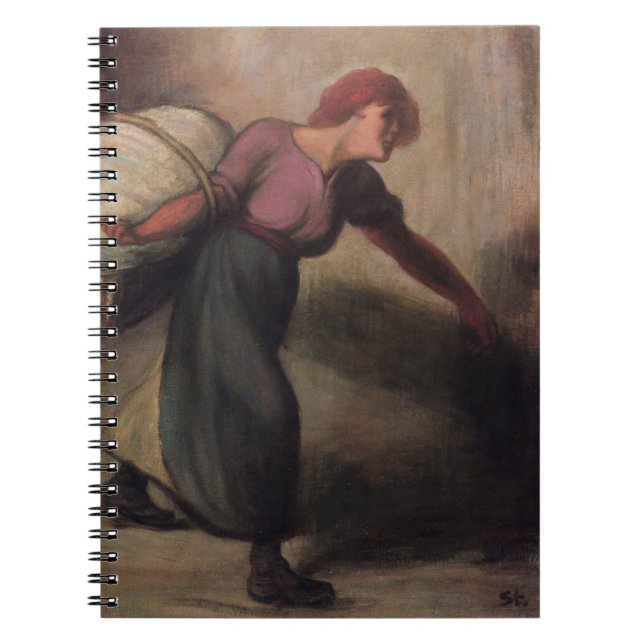 Caderno Espiral O Laundress, 1894 (óleo em canvas) (Frente)