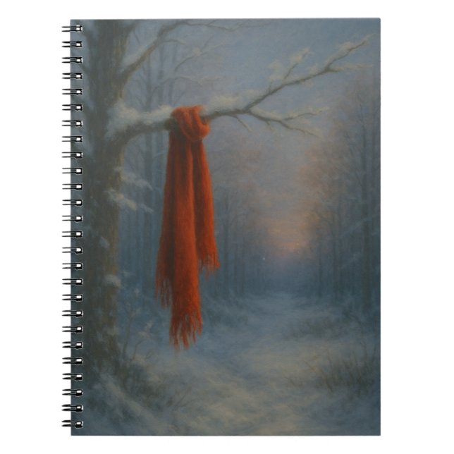 Caderno Espiral O Lenço Vermelho (Frente)