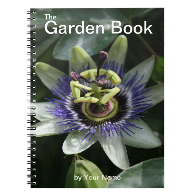 Caderno Espiral O Livro do Jardim Passiflora (Frente)