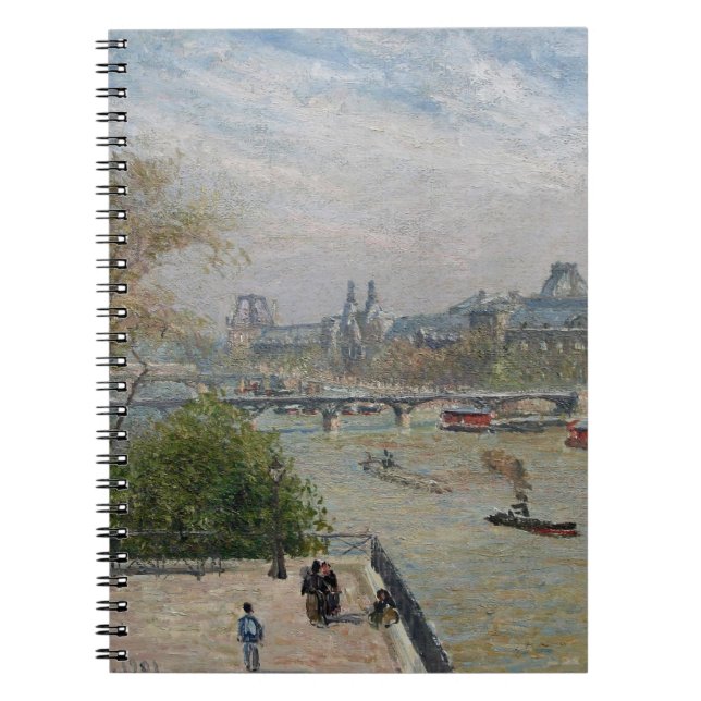 Caderno Espiral O Louvre, Primavera Camille Pissarro (Frente)