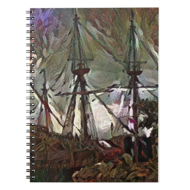 Caderno Espiral O mafioso 2 na arte IA (Frente)