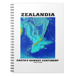 Caderno Espiral O mais novo continente da Terra na Zealandia