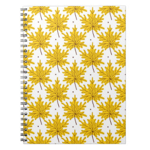 Caderno Espiral O mapa amarelo de ouros deixa um padrão perfeito.