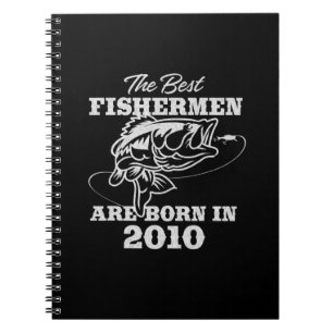 Caderno Espiral O melhor presente de aniversário para pescador de 