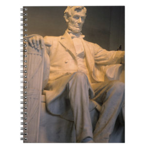 Caderno Espiral O Memorial Lincoln em Washington DC.