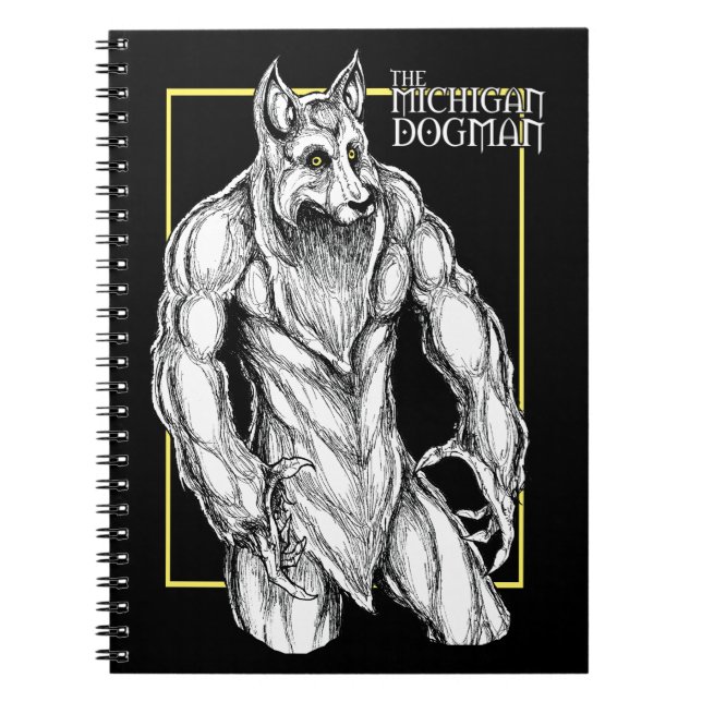 Caderno Espiral O Michigan Dogman (Frente)