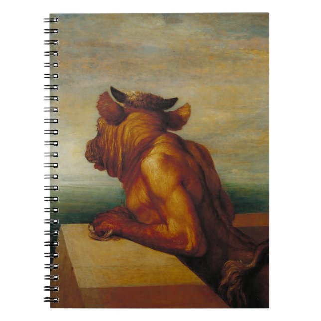 Caderno Espiral O Minotauro George Frederic Watts Art (Frente)