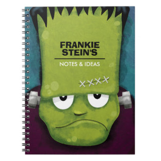 Caderno Espiral O monstro de Frankenstein mal-humorado