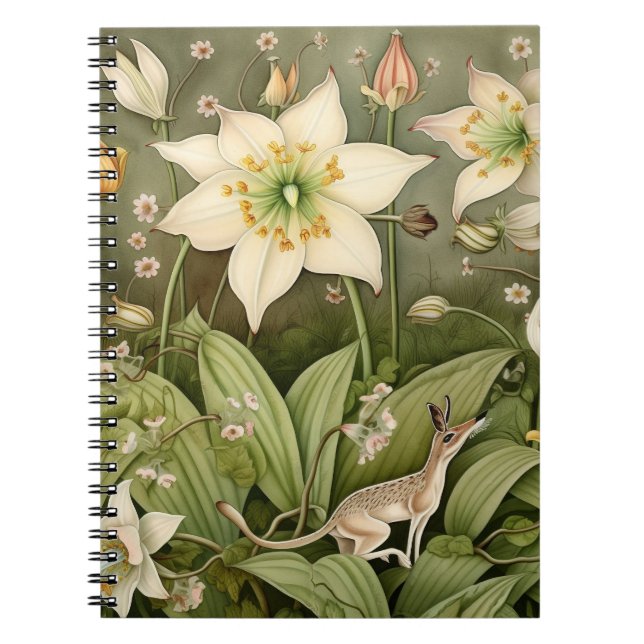 Caderno Espiral O Mundo Mítico do Rato de Veado Sussurrado (Frente)