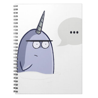 Caderno Espiral O nada Narwhal