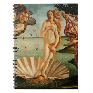 Caderno Espiral O nascimento de Botticelli de Venus