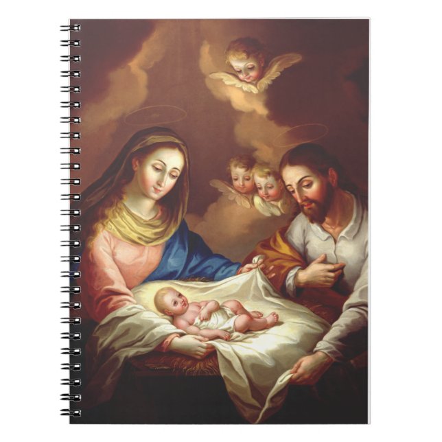Caderno Espiral O Nascimento de Jesus Cristo (Frente)