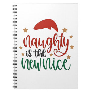 Caderno Espiral O Naughs é o novo e engraçado Papai noel de Natal
