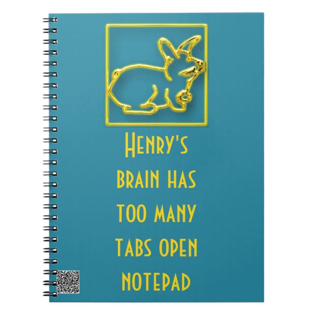 Caderno Espiral O Nome Personalizado Tem Demasiadas Guias Para Abr (Frente)