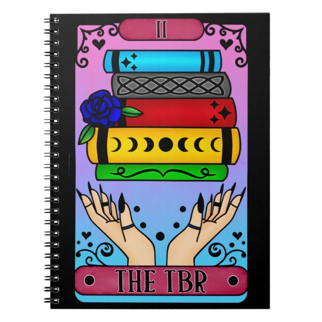 Caderno Espiral O notebook de tarot para ler (Frente)