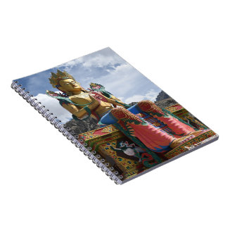 Caderno Espiral O notebook espiral da estátua gigante