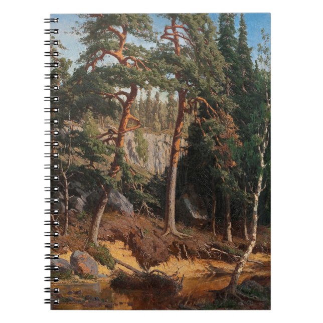 Caderno Espiral O notebook "Na Floresta" (Frente)