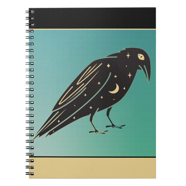 Caderno Espiral O notebook Ravens (Frente)
