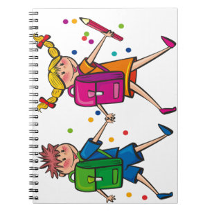Caderno Espiral O notebook Spiral chama netbooks crianças