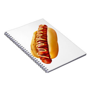 Caderno Espiral O orgulho gay artístico do Hotdog do SlipperyJoe 