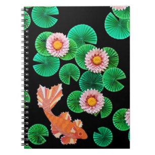 Caderno Espiral O Papel Koi Pond