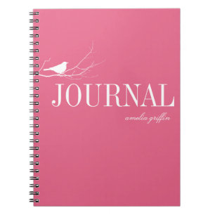 Caderno Espiral O pássaro empoleirou-se no jornal do costume do