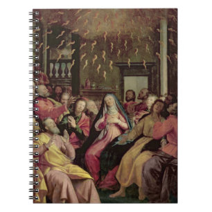 Caderno Espiral O Pentecost, c.1598 (óleo no painel)