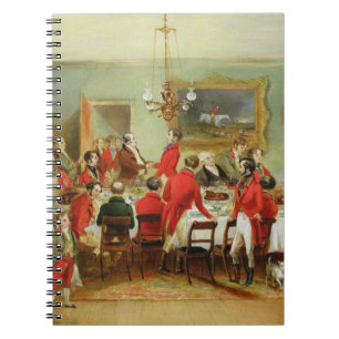 Caderno Espiral O pequeno almoço da caça, o Salão do solteiro,