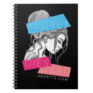 Caderno Espiral O pesar morre o duro Abort73.com