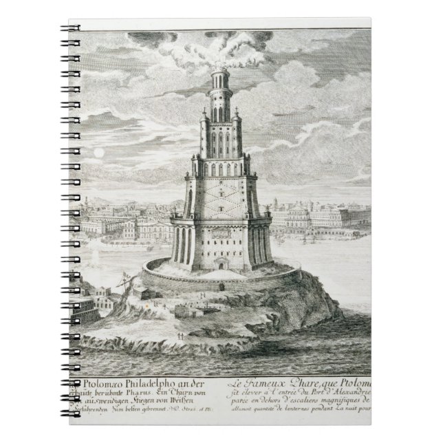 Caderno Espiral O Pharos de Alexandria, chapeia 9 'de Entwurf ei (Frente)