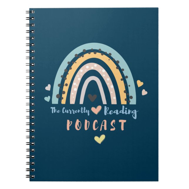 Caderno Espiral O Podcast de Leitura no Momento (Frente)