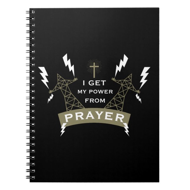 Caderno Espiral O Poder Da Oração (Frente)