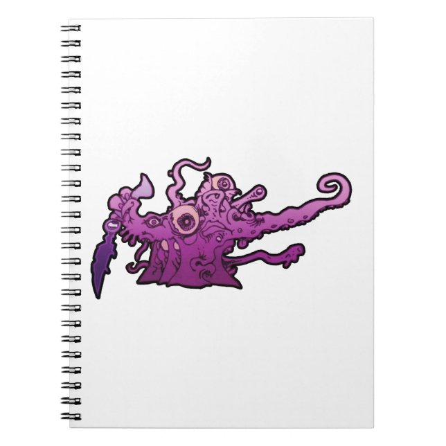 Caderno Espiral O pouco de Irving Diário branco (Frente)