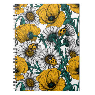 Caderno Espiral O prado em amarelo