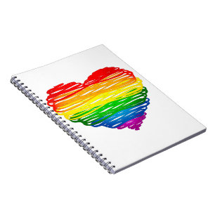 Caderno Espiral O presente de orgulho gay do Oração do Orgulho d