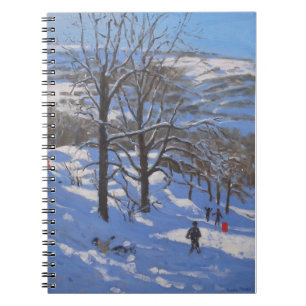 Caderno Espiral O preto balança Derbyshire 2009