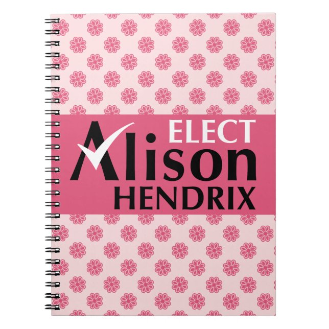 Caderno Espiral O preto órfão elege Alison Hendrix (Frente)