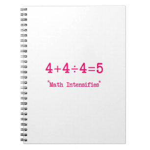 Caderno Espiral O problema matemático mais difícil na equação